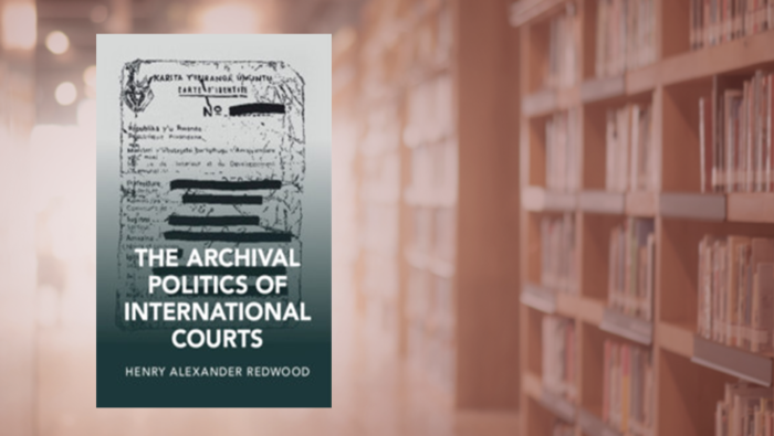 Book cover of Henry Redwood - The Archival Politics of International Courts