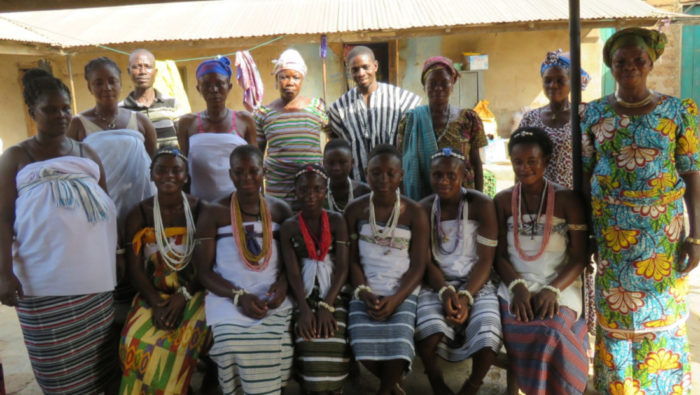 A group photo showing research participants.