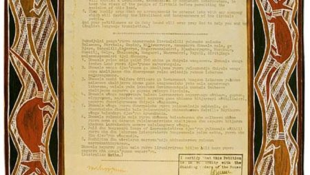 The 1963 Yirrkala Bark Petition.