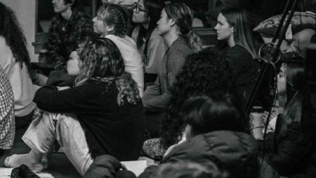 Picture of a group of women sitting on the floor