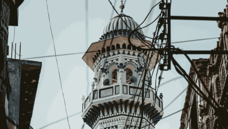 A mosque in Peshawar, Pakistan